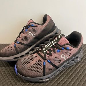 On Cloudsurfer "Black Cobalt" Women's Running Shoe * Size: 8.5 New